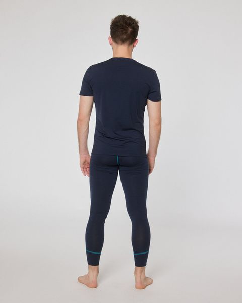 Kurzarm-shirt Merino D'sunnseitn Nachtblau