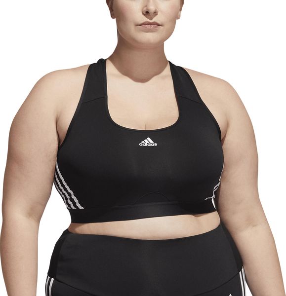 Powerreact Training Medium-support 3-Stripes Bra (plus Size)
