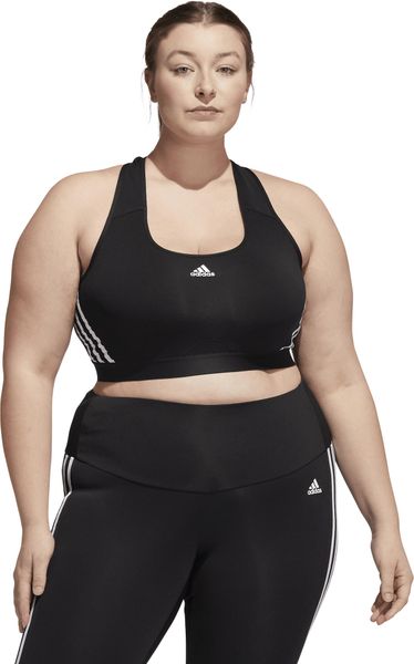 Powerreact Training Medium-support 3-Stripes Bra (plus Size)