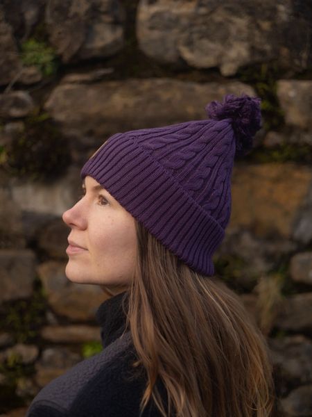 Bobble Beanie (rpet) - Berry