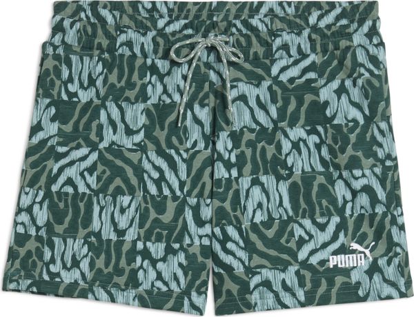 Essentials Graphic Mid-rise AOP Shorts 5"