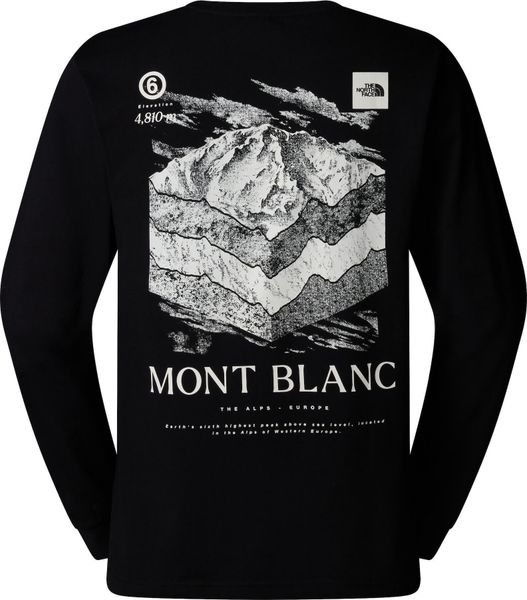 Mens Long Sleeve Tee Topographic