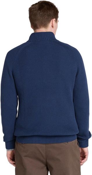 Mens Textured 1/4 Zip Swetaer