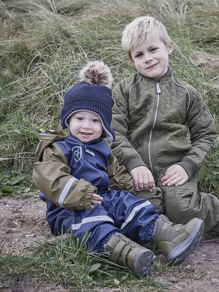 Baby Rainsuit W. Fleece Lining 740823
