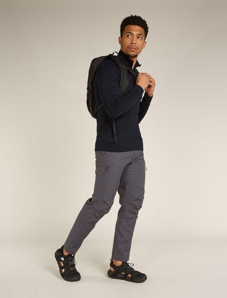 Men Merino Blend Core Heavyweight Long Sleeve Half Zip