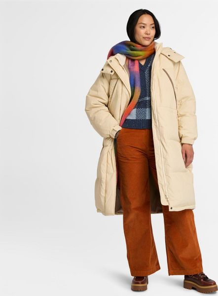 Womens Recycled Down Puffer Long Parka