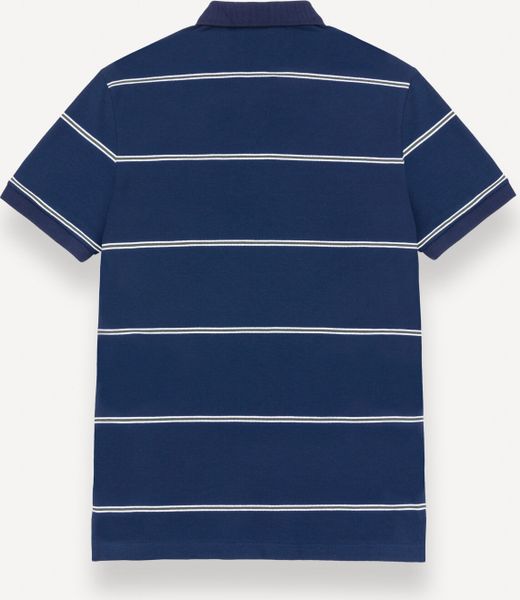 Yarn Dyed Stripes Polo Shirt